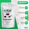 ecoEat Edible Bugs Mixed Trail Mix – 11g Bag- Edible Insects Glant Water Scorpion, Diving Beetle, Armor Tail Scorpion- Snack Food Gifts