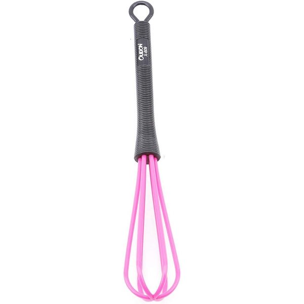1Pc Rose Red Convenient Plastic Hair Dye Paste Stir Bar Salon Hairdressing Dye Handle Whisk Balloon Whip Mixer Hair Dyeing Stirrer Tool,Hair Color Mixing Bowls,Hair Coloring Products