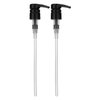 Pumps for Shampoo/Conditioner Bottles |1 Liter, 33.8 oz.| Leak-Proof | Fits1-Inch Bottle Neck | Pack of 2 Black
