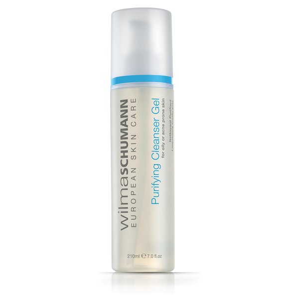 WILMA SCHUMANN Purifying Face Cleanser Gel - Daily Hydrating Facial Cleanser for Acne Prone or Oily Skin - Gel Face Wash, 7OZ/210ML - Luxury Skin Care