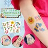 Yobbai Glitter Temporary Tattoos for Kids, 150 Patterns (12 Sheets) Waterproof Temporary Tattoos Stickers for Christmas, Christmas Tree, Snowman, Elk, Santa Claus, etc. Boys and Girls Party Supplies