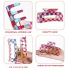 baotongle 6pcs Checkered Hair Claw Clips for Thin Thick Hair Checkered Hair Clips Acrylic Small Claw Clip with Strong Hold for Women Girls Long Short Hair(4.1x2.1'', Multicolor)