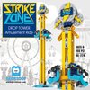 Brick Loot Strike Zone Drop Tower Amusement Park Ride Building Blocks, for Adults and Kids Ages 6+, Compatible with Lego & Other Brands, Custom-Designed Toy Building Bricks Set Model, 198 Pieces