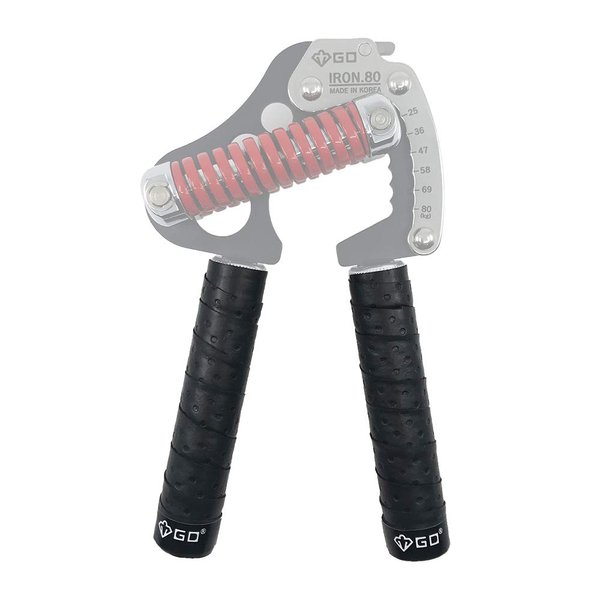 GD Hand Grip Tape (Black), Grip Tape for Hand Grip Strengthener, Hand Gripper wrap Tape, Reduce Pain and Injury Recovery, 2 Set, Length : 20.5 X 1 inch