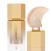 BEFIVECOK Liquid Concealer Makeup, Full Coverage Concealer, Cream Face Concealer with Cushion Applicator, Highly Pigmented, Natural-Looking, Long-lasting, Hydrating, Waterproof Concealer (#06 Warm Love)