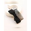 Black Bow Hair Comb, Hair Cards Head Jewelry Short Hair Plug Comb Bangs Comb Hair Clips Hair Accessories