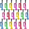 Cagemoga 18 Pack 7 Inch Kid Trumpet Instrument Mini Trumpet Toys Kids Horn Musical Instruments Musical Educational Toys for Kids Parties and Events Cool Birthday Party Favors