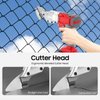 INPAITOO 21V Heavy Duty Electric Metal Shear, 600W,1300r/min Speed Swivel Head Electric Metal Cutter Shear, Heavy Duty Metal Power Cutting Tool, Cordless Tin Snips Cutter Scissor for Stainless Steel