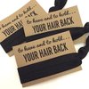 Bachelorette Hair Tie Party Favors | Set of 5 Black Hair Tie Favors | To Have and To Hold Your Hair Back