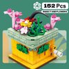 Insect Collection Building Set, Botanical Plant Flower Bouquet Kit with Bees Ladybug Butterfly Orchid Beetles Violets Building Block Toy, Creative Gift for Kids Adults Boys and Girls 1134pcs