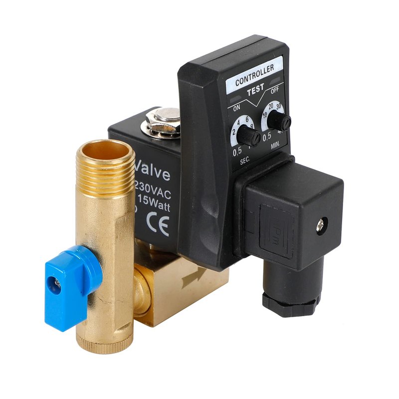 Bruce & Shark Electric Timer Auto Water Valve,AC 220V 1/2