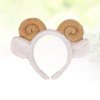 PRETYZOOM Spiral Hair Ties Plush Goat Sheep Hair Bands Plush Sheep Headband Sheep Horn Ear Headband Cartoon Animal Headband Hair Styling Party Favors (Yellow) Womens Hats Winter Womens Headbands