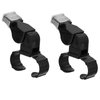 FJYXCHENXM 2 Pcs Finger Grip Whistle Hockey Referees Whistle Reusable Hand Whistle Referee Whistle for Training and Outdoor Camping, Black