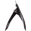 PANA USA Professional Stainless Steel Acrylic Nail Tips Clipper Cutter - False Nails/Fake Nails/Artificial Nails Trimmers for Nail Manicure Pedicure, Clip Tool for Home Nail Art DIY(Black)