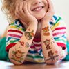 CHARLENT 140 Glitter Styles Zoo Animals Temporary Tattoos for Kids Party Supplies - 14 Sheets Glitter Jungle Animals Tattoos for Boys Girls Birthday Party Favors Goodie Bag Fillers