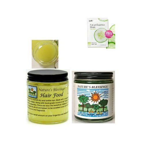 Nature Blessing Hair Food & Hair Pomade 4 Fl.oz (COMBO PACK)