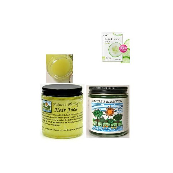 Nature Blessing Hair Food & Hair Pomade 4 Fl.oz (COMBO PACK)