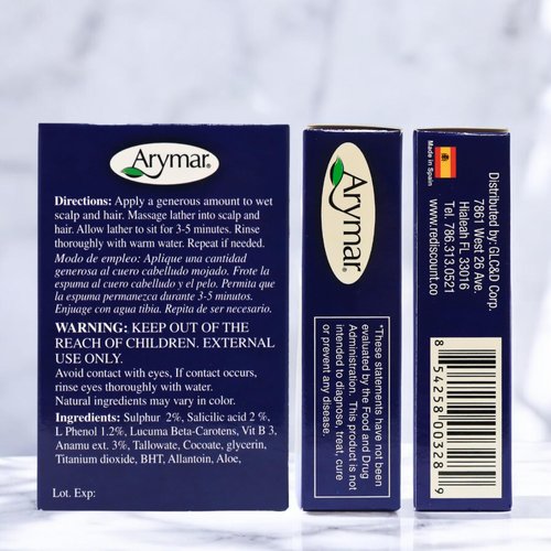 Arymar Psoriasis Bar Soap (3 oz) - Gentle Cleansing Formula for Sensitive Skin, Promotes Healthy Skin