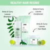 Nykaa Naturals Hair Mask - Boosts Blood Circulation - Combats Hair Loss and Thinning - Clarifies Your Scalp of Dead Cells, Suitable for All Hair Types - Amla and Curry Leaves - 6.76 oz