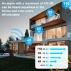 Sanjie Door Chime,Wireless Door Chimes When Door Opens Entry Alarm for Home/Business/Office/Store with 800ft Range,55 Chimes and 5 Adjustable Volume Door Ringer Alert