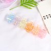 Hair Clips Set - 12PCS 3 Colors Claw Clips, 1.5 Inch Small Hair Clips, Banana Clip for Thin/Medium Fine Hair, Printing Barrettes for Women, Non-slip Hair Clips for Styling