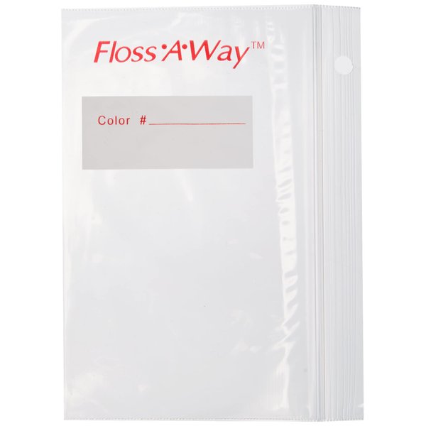 ACTION BAG FL100 Floss-A-Way Organizer-3"X5" 100/Pkg