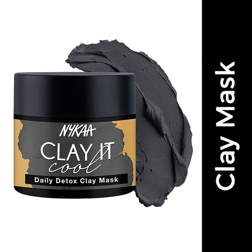 Nykaa Naturals Daily Detox Clay Mask - At Home Skin Care For Deep Cleansing - Removes Impurities from Skin - SLS, Paraben & Cruelty Free - 3.52 oz