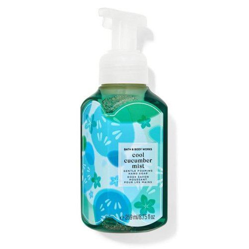 Bath Body Cool Cucumber Mist Gentle Foaming Hand Soap - 8.75 Fl Oz - Scented with Natural Essential Oils
