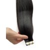 Yaki Tape in Hair Extensions Human Hair, Black Hair Extensions Real Human Hair Yaki Straight Tape ins for Black Women 18Inch 20PCS Seamless Double Sided Invisible Tape in Human Hair Extensions 50G