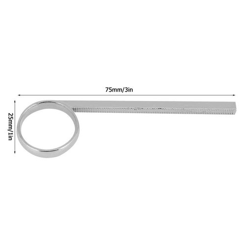 Jiayouy 3 Set B Flat Trumpet Valve Slide Finger Ring with Holder Screw for Trumpet Accessory Replacement