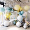 IN-JOOYAA 24 Inch Latex Round Balloons 5 Pack Clear Thick Big Balloons for Party Decorations