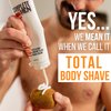 Total Body Shave Cream Face and Body Comfort Glide Shaving Moisturizer - Irritaition Free Shaving Cream - Skin Protecting For Every Day Shaving