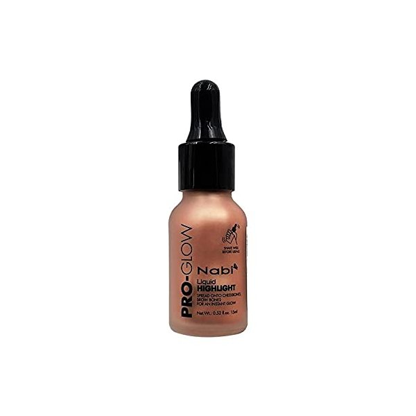Liquid Highlight, Makeup Liquid Glow Illuminator Face Highlighters - Light Brown