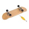 Omabeta Finger Skateboards Mini Skateboards 1Pc Maple Professional Wooden+Alloy Fingerboard Finger Skateboards Tiny Box Reduce Pressure Kids Gifts Party Favors (Navy)