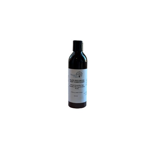 Black Rice Water Deep Conditioner - Deep Moisture, Hydration Deep Conditioner - All Hair Types, 8oz