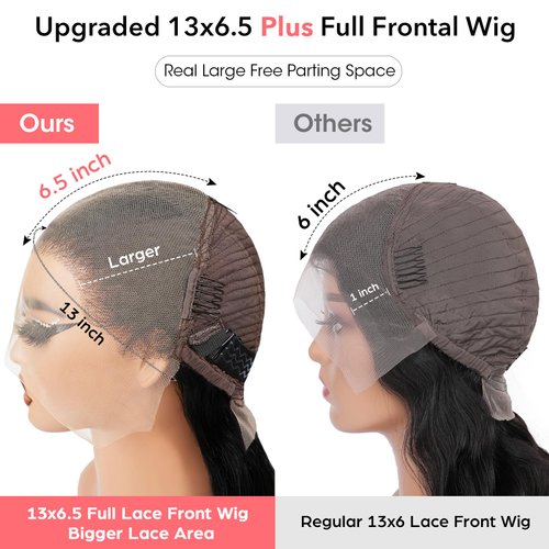26 Inch 13x6 Lace Front Wigs Human Hair 200 Density, Transparent Hd Lace Front Wigs Human Hair, Glueless Straight Frontal Wigs Human Hair Pre Plucked With Baby Hair Bleached Knots, Natural Color