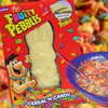 Fruity Pebbles Cereal N Candy Bunny Shaped Easter Bar, King Size White Chocolate Rabbit Candies for Kids Basket Stuffer 5 Ounce