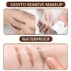 Generic 2PCS 3D Magic Microblading Eyebrow Pencil,2024 New 4 Head Split Waterproof Long lasting Wild Eyebrow Pencil,Upgrade Fine Stroke Eyebrow Pen Makeup Eyebrow Pencil Stay on All Day (Dark Brown)