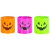 The Dreidel Company Halloween Coil Spring, Jack-O-Lantern Circle Shaped Coils, Neon Colors Magic Spring Toy, Party Favor for Kids, 1.4" (35mm) (24-Pack)
