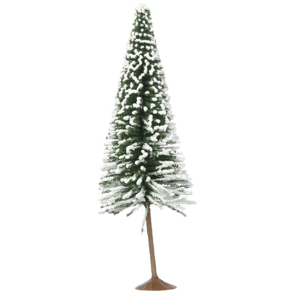 Bachmann Trains - SCENE SCAPES - 5"- 6" PINE TREES with SNOW (6 per box) - HO Scale