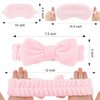 Casoty 12 Pcs Spa Headbands with Plush Sleep Eye Masks Set, Slumber Party Supplies for Girls, Makeup Headband, Skincare Headbands for Face Washing Shower Yoga Spa Pajama Party