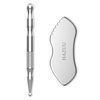 HAZUU Stainless Steel Gua Sha Tool & Acupuncture Pen- Deep Tissue Massage & Pain Relief Therapy with Trigger Point Massage - Full Body Self-Massage Acupressure Bar for Relaxation (JGS-3)