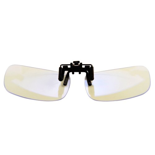 Gudzws Clip On Blue Light Filter Blocking Glass Clips Computer Relief Anti-glare Unisex