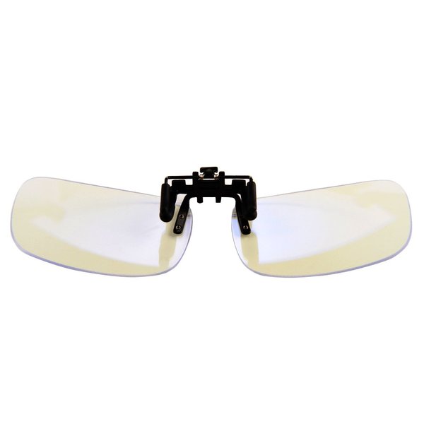 Gudzws Clip On Blue Light Filter Blocking Glass Clips Computer Relief Anti-glare Unisex