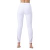 ONGASOFT Yoga Pants for Women Fitness Running Workout Leggings Tummy Control Side Pockets White