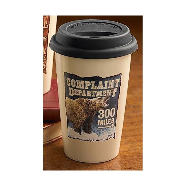 Complaint Department Travel Mug by Jon Ren