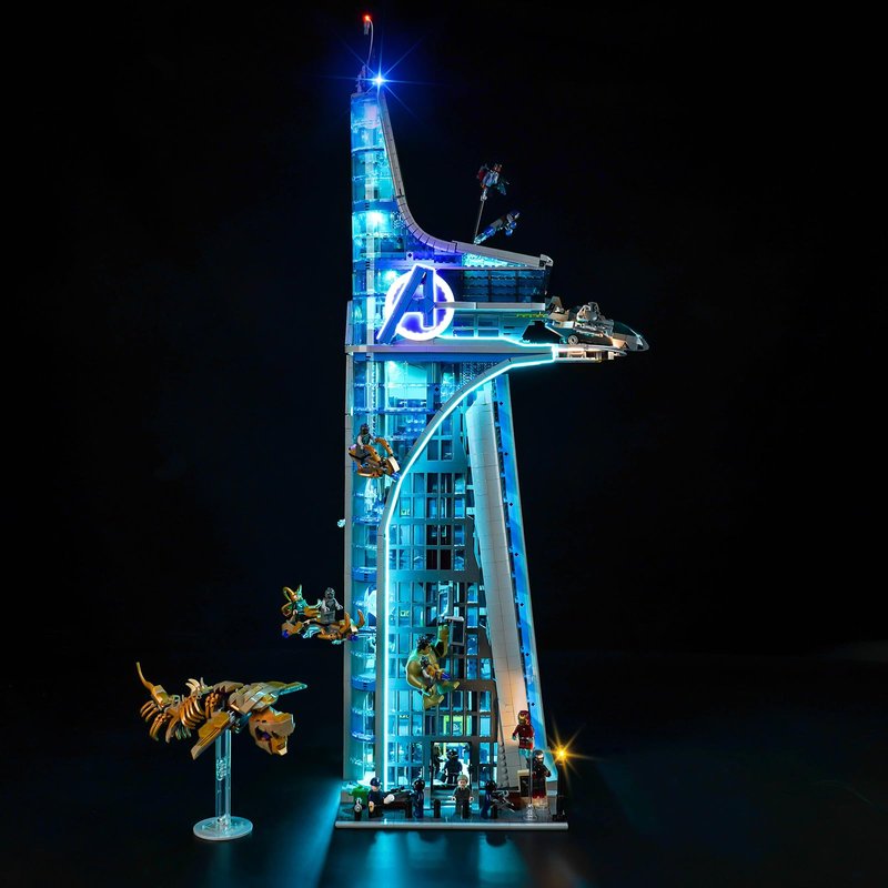 Hilighting Upgraded Led Light Kit for Lego Avengers Tower Battle ...