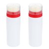 Kichvoe Toddler Powder Puff Box Empty Powder Dispenser Bottle, 2Pcs Travel Body Powder Jar Makeup Powder Empty Case Container for Home Outdoor Trip Travel Size Baby Powder