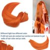 20Inch Orange Tape In Hair Extensions Human Hair Ginger Red Hair