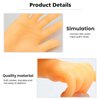 ZAKVOOR 16 Pcs Tiny Finger Hands Mini Realistic Little Small Hands Puppets for Show Gag Performance Party Favors, 8 Left & 8 Right